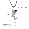 Stainless Steel Pendant Necklaces TD1825-2-3