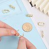 CHGCRAFT 6Pcs Brass Peanut Enhancer Clasps KK-CA0002-01G-4