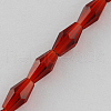 Glass Beads Strands X-GLAA-R026-8x4mm-08-1