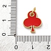 Brass Enamel Charms KK-Q098-25G-B01-3