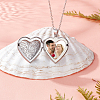 DICOSMETIC Heart Pendant Necklace DIY Making Kit DIY-DC0001-20-4