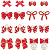 SUNNYCLUE 48Pcs 8 Styles Alloy Enamel Pendants ENAM-SC0005-89-1