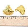 Shell Shape 304 Stainless Steel Stud Earrings EJEW-A125-67G-5