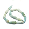 Natural Flower Amazonite Beads Strands G-E576-36-2