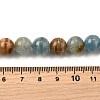 Natural Blue Calcite Beads Strands G-H312-C02-10mm-5