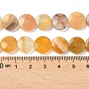 Natural Yellow Botswana Agate Beads Strands G-F790-H04-02-5