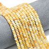 Natural Topaz Jade Beads Strands G-P575-A41-4x2mm-1
