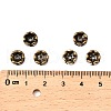 Brass Rhinestone Spacer Beads RB-A014-L8mm-01AB-NF-3