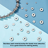   180Pcs 6 Styles 304 Stainless Steel Beads STAS-PH0005-18-4