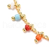 Glass Charm Bracelets BJEW-JB05600-03-2