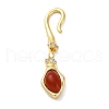 Brass S-Hook Clasps KK-U059-27G-02-1