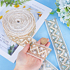 Sparkle Polyester Embroidery Ribbon OCOR-WH0070-76B-3
