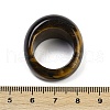 Natural Tiger Eye Finger Rings for Unisex RJEW-C128-01E-5