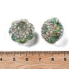 Resin Rhinestone Rondelle Beads OACR-S048-02G-3