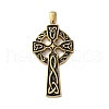 304 Stainless Steel Enamel Pendants STAS-G346-45G-1