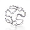Tarnish Resistant 304 Stainless Steel Wide Band Rings RJEW-G081-29P-19mm-2