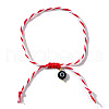 Handmade Adjustable Nylon Cord Braided Bracelets QO3060-4-1