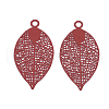 430 Stainless Steel Filigree Pendants STAS-S108-01D-2