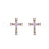 Real Rose Gold Plated EJEW-AA00270-18RG-1