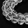 Transparent Glass Beads EGLA-A035-T8mm-D19-4
