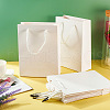Folding Kraft Paper Gift Bags with Handle ABAG-TAC0014-03-4