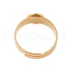 Adjustable 304 Stainless Steel Finger Rings Components STAS-F149-21G-B-3