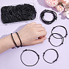 80Pcs Waxed Polyester Cord Bracelet Bracelet Makings AJEW-UN00015-4