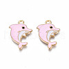 Alloy Enamel Pendants ENAM-S130-24C-2