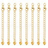 BENECREAT 12Pc Brass Chain Extender FIND-BC0013-75B-1