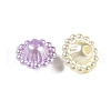 Plating Acrylic Beads OACR-S135-07-2