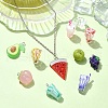 10 Styles Opaque Resin Pendants RESI-YW0001-77-5