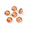 Transparent Glass European Beads GPDL-N005-D14mm-A06-1
