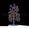 Natural Lapis Lazuli Chips Tree Decorations PW-WG41027-09-1