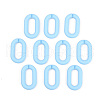 Opaque Spray Painted Acrylic Linking Rings OACR-T024-02-I03-1