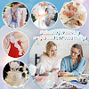 AHADERMAKER 10 Yards Polyester Pleated Lace Trim OCOR-GA0001-72A-7