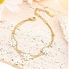 304 Stainless Steel Multi-strand Bracelets BJEW-Z106-06G-2
