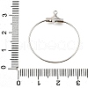 Rack Plating Brass Ring Hoop Earrings KK-L125-01P-3