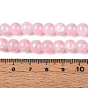Crackle Baking Painted Imitation Jade Glass Beads Strands DGLA-YW0001-17B-4