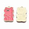 Alloy Enamel Pendants ENAM-S126-029-RS-2