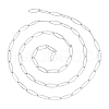 304 Stainless Steel Paperclip Chains CHS-UN0001-02P-1