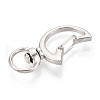 Alloy Swivel Snap Hook Clasps PALLOY-T090-78P-2