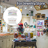 100Pcs Paper Bracelet Display Cards CDIS-WH0027-11B-01-7