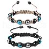 Braided Bead Bracelets PW-WG85892-03-1