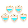 Alloy Enamel Pendants ENAM-S121-043-2
