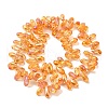 Electroplate Glass Beads Strands EGLA-B006-01A-HR01-2