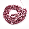 Transparent Baking Painted Glass Beads Strands DGLA-N009-8mm-03-3