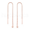 Craftdady Eco-Friendly Brass Stud Earring Findings KK-CD0001-09RG-FF-1