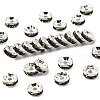 Brass Grade A Rhinestone Spacer Beads RSB036NF-03-1