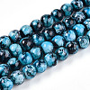 Baking Painted Glass Beads Strands X1-DGLA-N003-8mm-A08-1