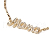 Mother's Day Adjustable 304 Stainless Steel Slider Bracelets BJEW-TA00613-3